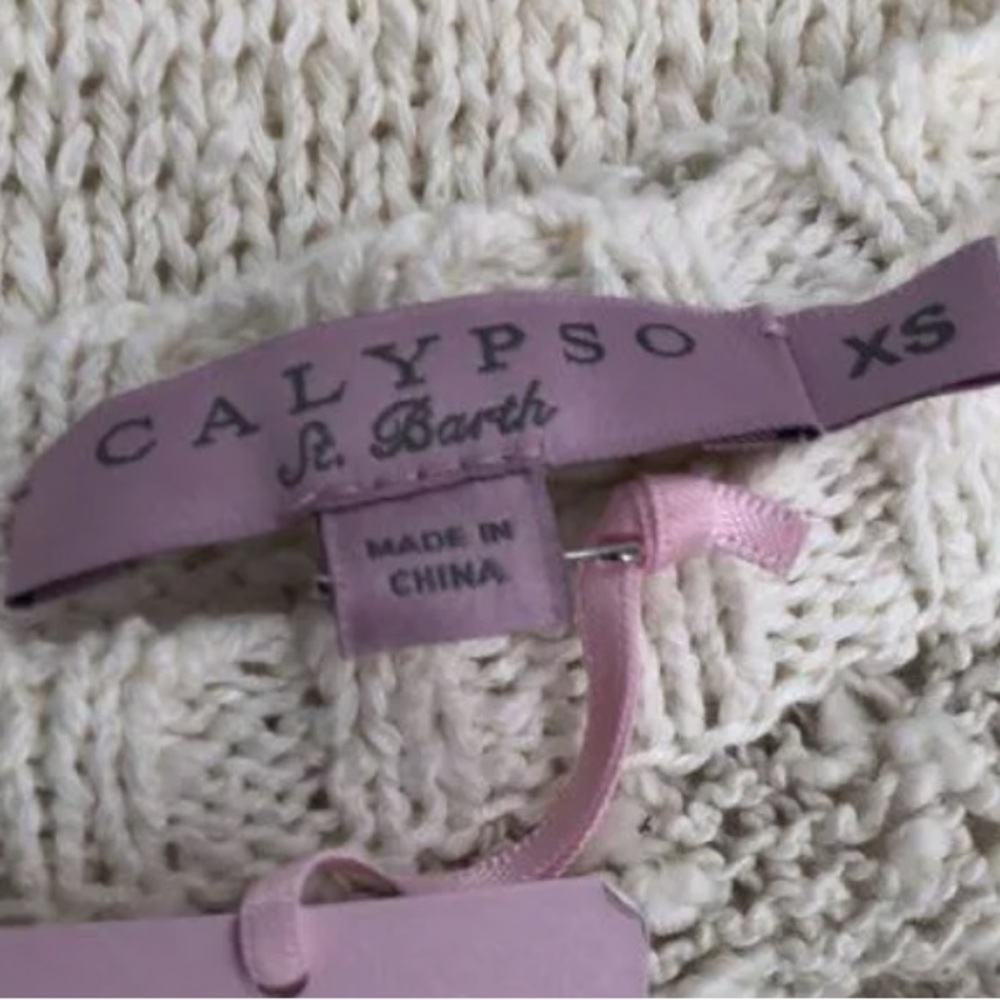 NWT $375 [Calypso St. Barth] Long Sleeve Nolia Striped Sweater Women’s Size XS - Picture 5 of 10